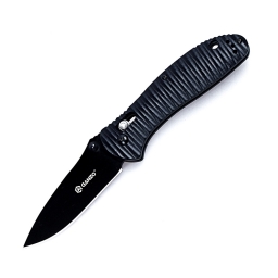 Уцененный товар Нож Ganzo G7393P черный(Упаковка потрепана. Нож новый. Отсутствует один из трех винтов крепления клипсы.) (Уцененный товар Нож Ganzo G7393P черный(Упаковка потрепана. Нож новый. Отсутствует один из трех винтов крепления клипсы.))