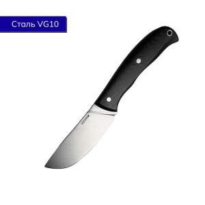Нож с фиксированным лезвием Vostron Sever сталь VG10 с черными ножнами из кайдекса VSSV10-K