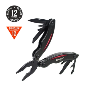 Мультитул Ganzo G109 (10 в 1) черный