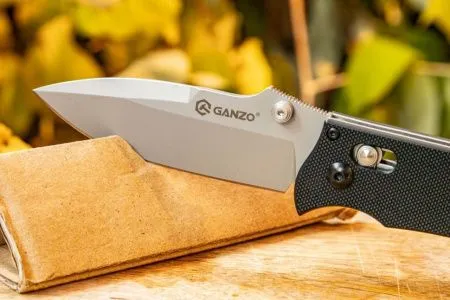 Уцененный товар Нож Ganzo G704 черный(Поврежденная упаковка) Уцененный товар Нож Ganzo G704 черный(Поврежденная упаковка)