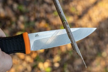 Уцененный товар Нож Ganzo G806-OR черный/оранжевый (Витрин. образец.)