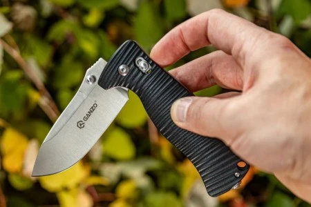 Нож складной Ganzo G720-B черный (Поврежденная упаковка)