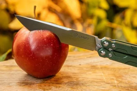 Нож-бабочка Ganzo G766-GR, зеленый