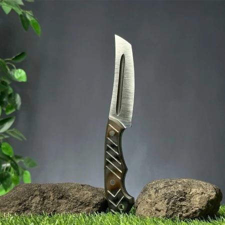 Нож с фиксированным лезвием Vostron Tankut сталь VG10 с ножнами из кайдекса карбон VSTV10-K Нож с фиксированным лезвием Vostron Tankut сталь VG10 с ножнами из кайдекса карбон VSTV10-K