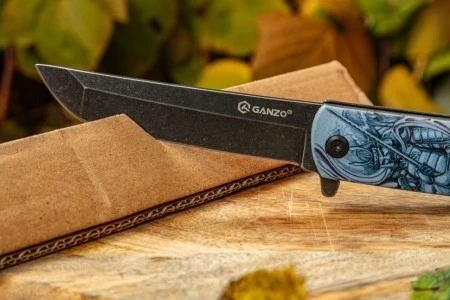 Нож складной Ganzo G626-GS серый самурай (Витрин. образец)