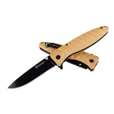 Нож Ganzo G620 желтый, G620y-1
