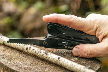 Мультитул Ganzo G202-B (24 в 1) черный (Новый. Комп. полная)