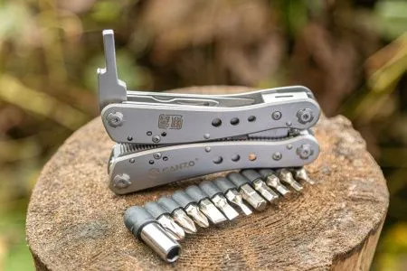 Мультитул Ganzo G201 (21 в 1) серебристый