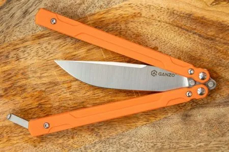 Нож-бабочка Ganzo G766-OR, оранжевый