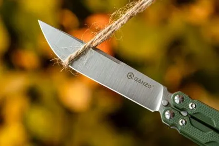 Нож-бабочка Ganzo G766-GR, зеленый