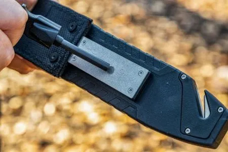 Нож Ganzo G8012V2-BK с паракордом