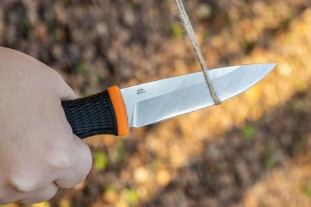 Уцененный товар Нож Ganzo G806-OR черный/оранжевый (Витрин. образец.)