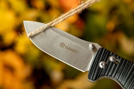 Нож складной Ganzo G720-B черный (Поврежденная упаковка)