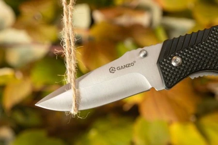 Нож складной Ganzo G618 черный (Поврежден. упаковка.)
