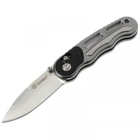 Нож Ganzo G718 серый, G718g