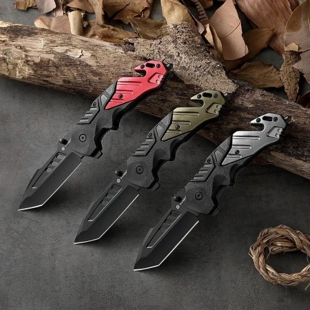 Нож складной Ganzo G629-RD черный/красный