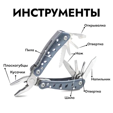 Уцененный товарМультитул Ganzo G2019S (11 в 1)(Нью. На рукояти царапины) Уцененный товарМультитул Ganzo G2019S (11 в 1)(Нью. На рукояти царапины)