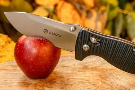Нож складной Ganzo G720-B черный (Поврежденная упаковка)