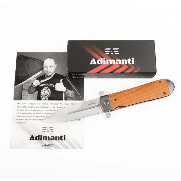 Нож складной Adimanti Самсон by Ganzo (Brutalica дизайн), Samson-BR Нож складной Adimanti Самсон by Ganzo (Brutalica дизайн), Samson-BR