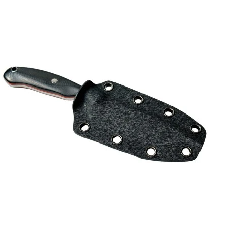 Нож с фиксированным лезвием Vostron Pika сталь VG10 с черными ножнами из кайдекса и темляком из паракорда VSSPV10-K