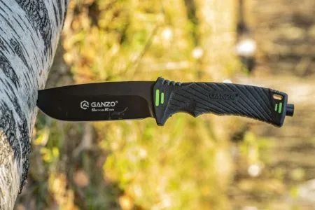 Нож Ganzo G8012 черный, G8012-BK