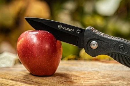 Уцененный товар Нож складной Ganzo G611B черный (витрин.образец)