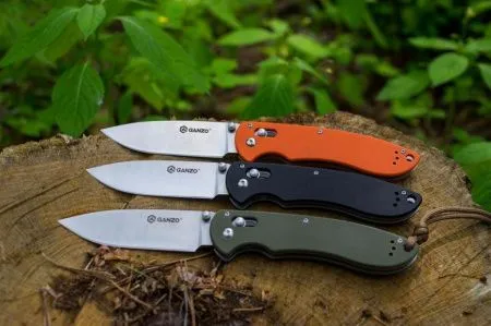Нож Ganzo G740 оранжевый, G740-OR