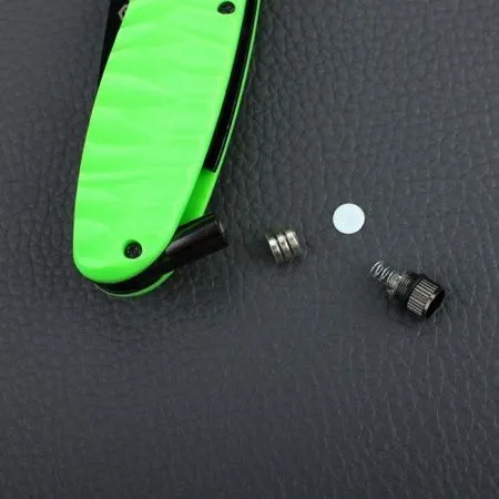 Нож Ganzo G622-FLG-1 салатовый с фонариком