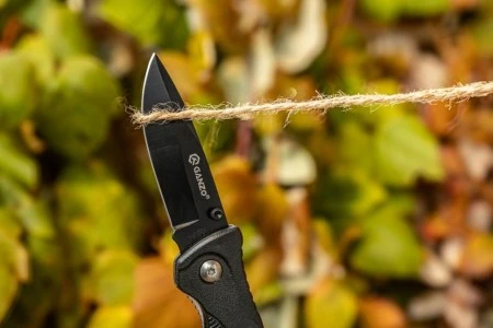 Уцененный товар Нож складной Ganzo G611B черный (витрин.образец)