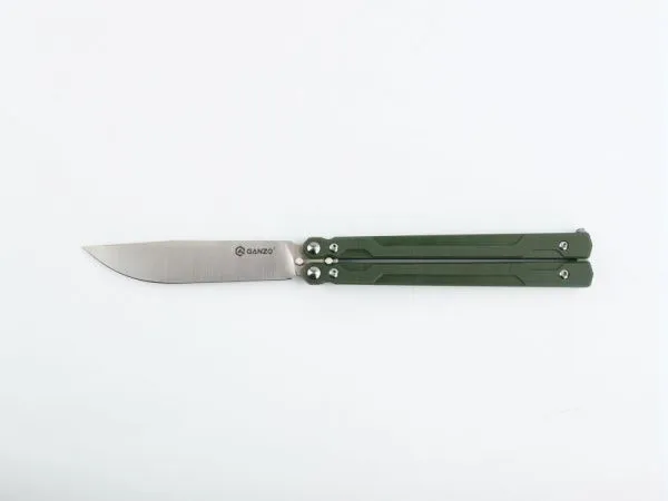 Нож-бабочка Ganzo G766-GR, зеленый Нож-бабочка Ganzo G766-GR, зеленый