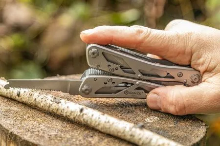 Мультитул Ganzo G202 (21 в 1) серебристый