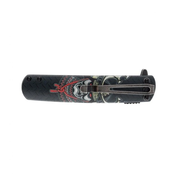 Нож складной Ganzo G626-BS черный самурай  (Поврежденная упаковка. )