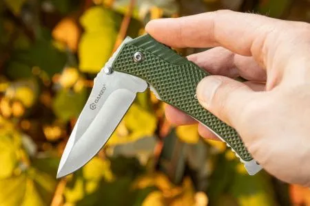 Нож Ganzo G618 440 Steel Exclusive Edition Green Handle Нож Ganzo G618 440 Steel Exclusive Edition Green Handle
