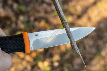 Нож Ganzo G806 черный c оранжевым, G806-OR