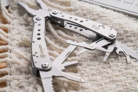 Мультитул Ganzo G201 (21 в 1) серебристый