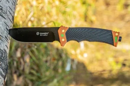 Нож Ganzo G8012V2-OR c паракордом, G8012V2-OR
