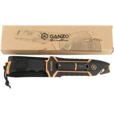 Нож Ganzo G8012V2-OR c паракордом, G8012V2-OR