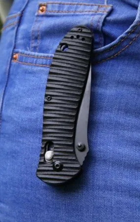 Нож Ganzo G7393P черный, G7393P-BK