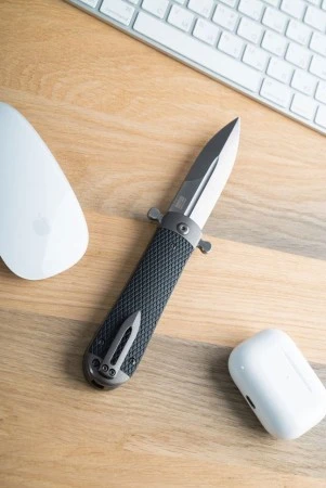 Нож складной Adimanti Самсон by Ganzo (Brutalica дизайн), Samson-BK (витрий.образец)