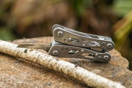 Мультитул Ganzo G104S (10 в 1) серебристый мини (В комплектации нет чехла)