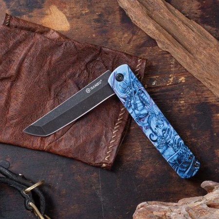 Нож складной Ganzo G626-GS серый самурай (Витрин. образец)