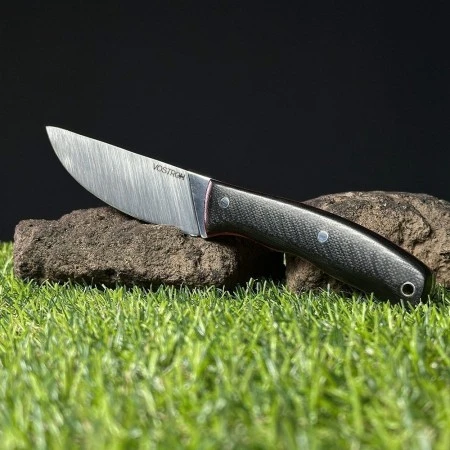 Нож с фиксированным лезвием Vostron Onega сталь х12мф VSO12 (Без ножен. Состояние хорошее)