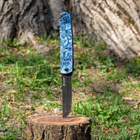 Нож складной Ganzo G626-GS серый самурай (Витрин. образец)