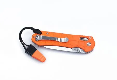 Нож Ganzo G7452P-WS оранжевый, G7452P-OR-WS