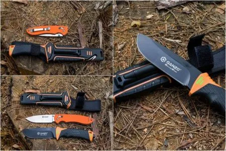 Нож Ganzo G8012 черный, G8012-BK