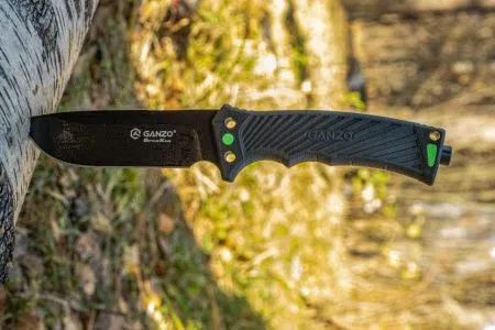 Нож Ganzo G8012V2-BK с паракордом
