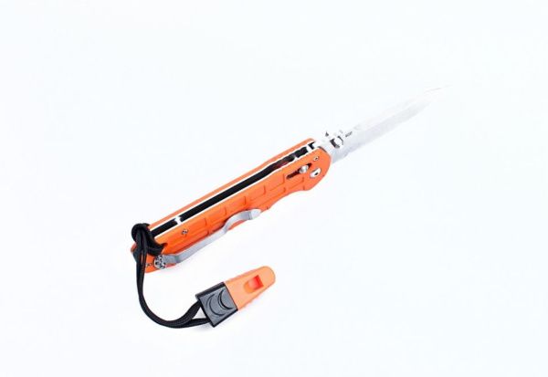 Нож Ganzo G7452P-WS оранжевый, G7452P-OR-WS
