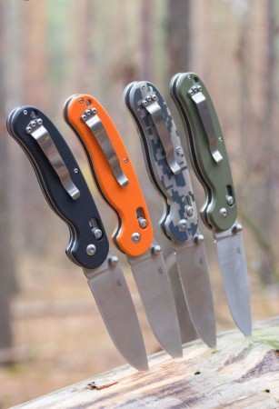 Нож складной Ganzo G727M-BK черный (Поврежден. упаковка. Нет салфетки)