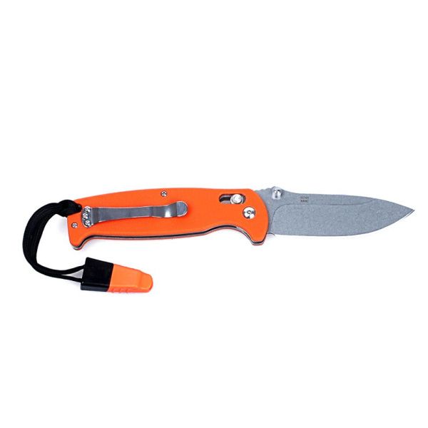 Нож Ganzo G7412-WS оранжевый, G7412-OR-WS