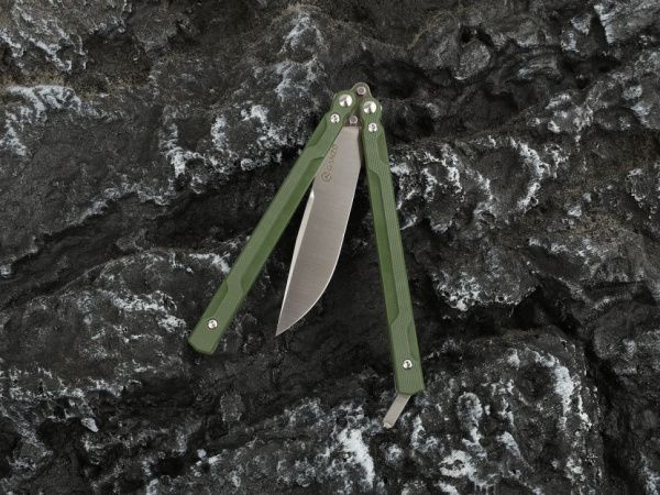 Нож-бабочка Ganzo G766-GR, зеленый